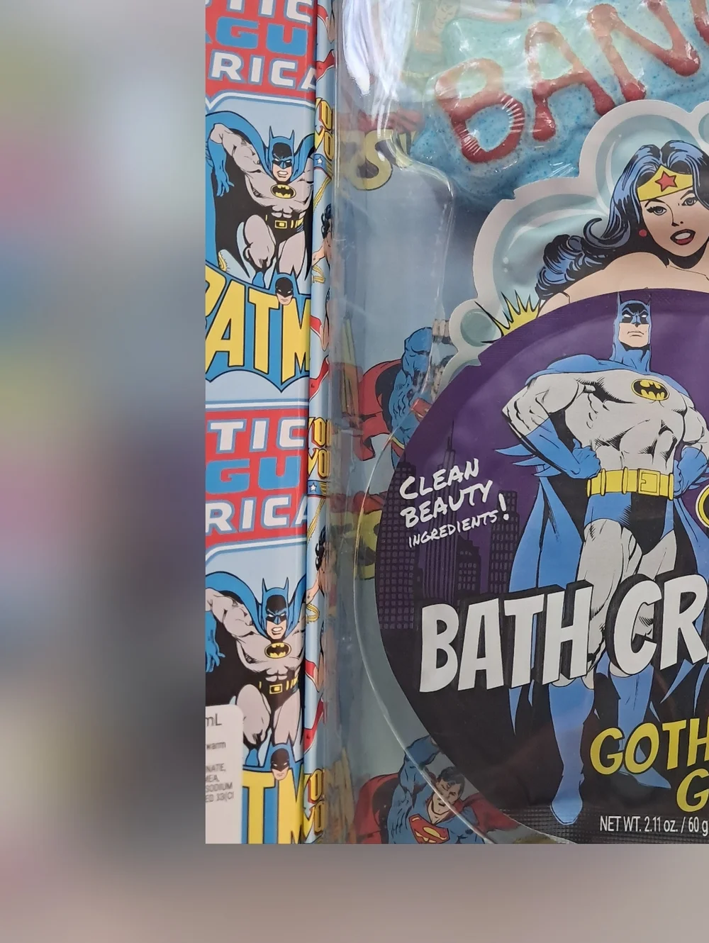 Marvel Comics New  Bath Body Care Gift Set Self Care Shower Bath Bomb Gift Box